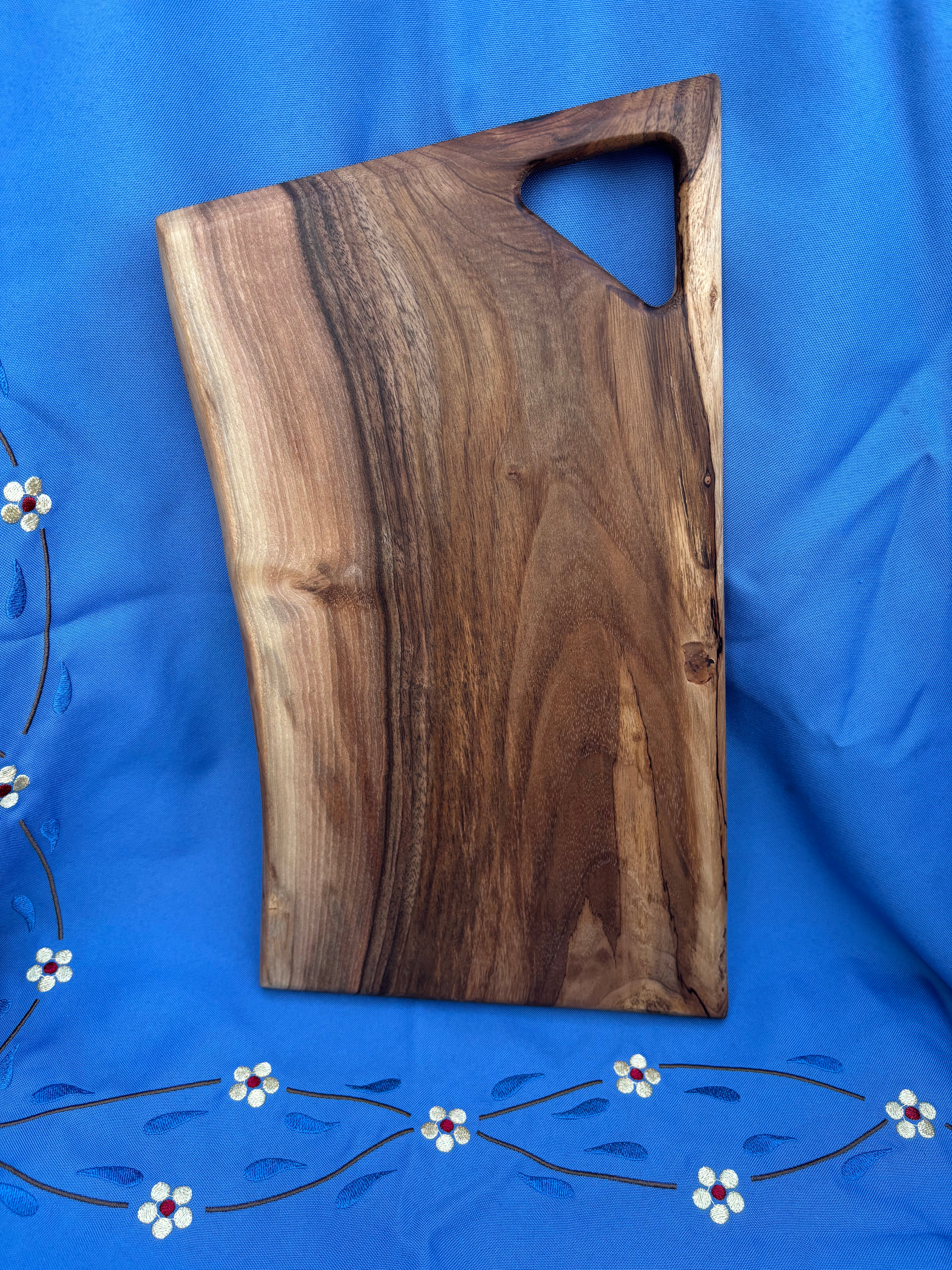 Chestnut charcuterie board