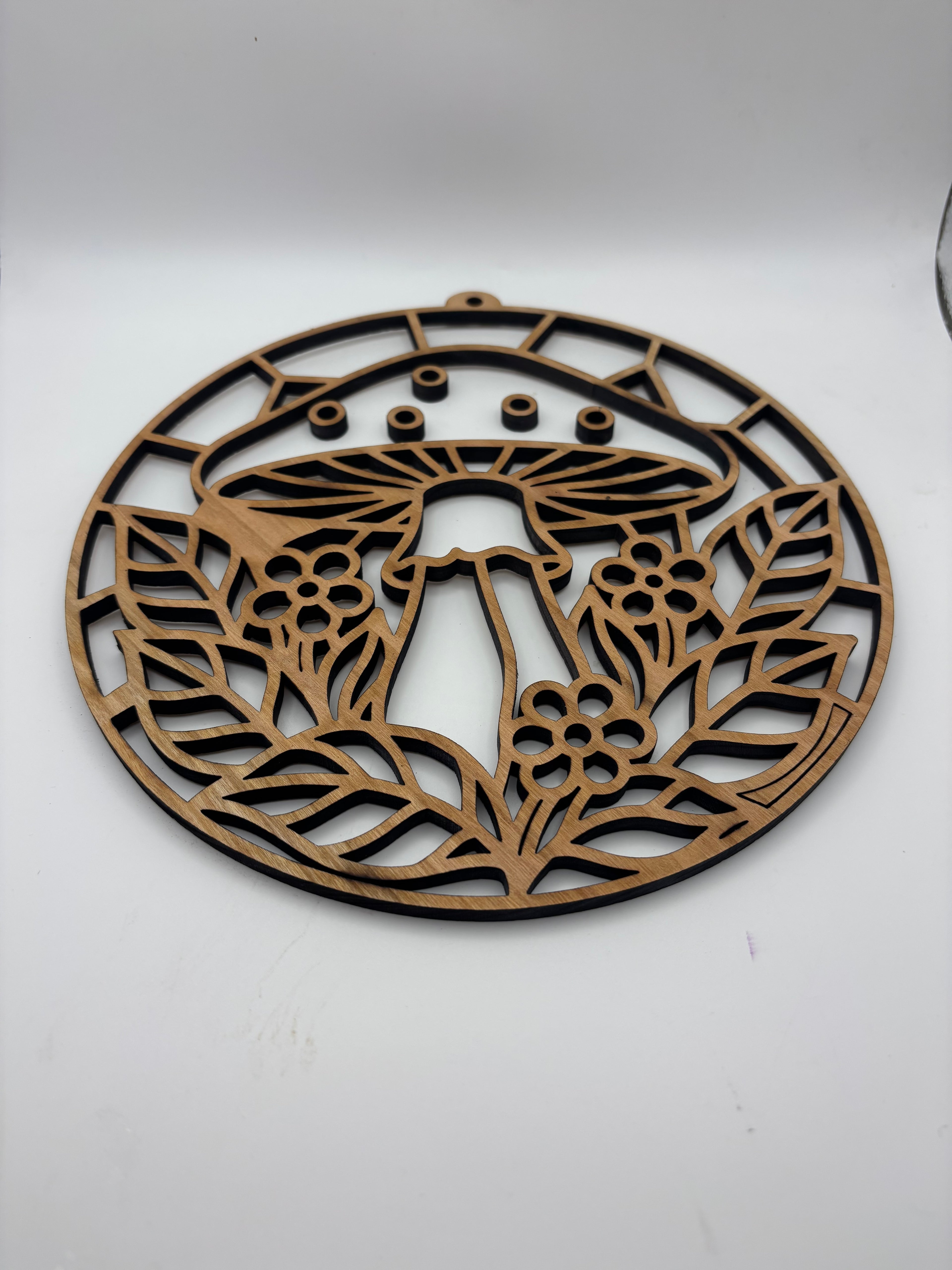 Resin template mushroom