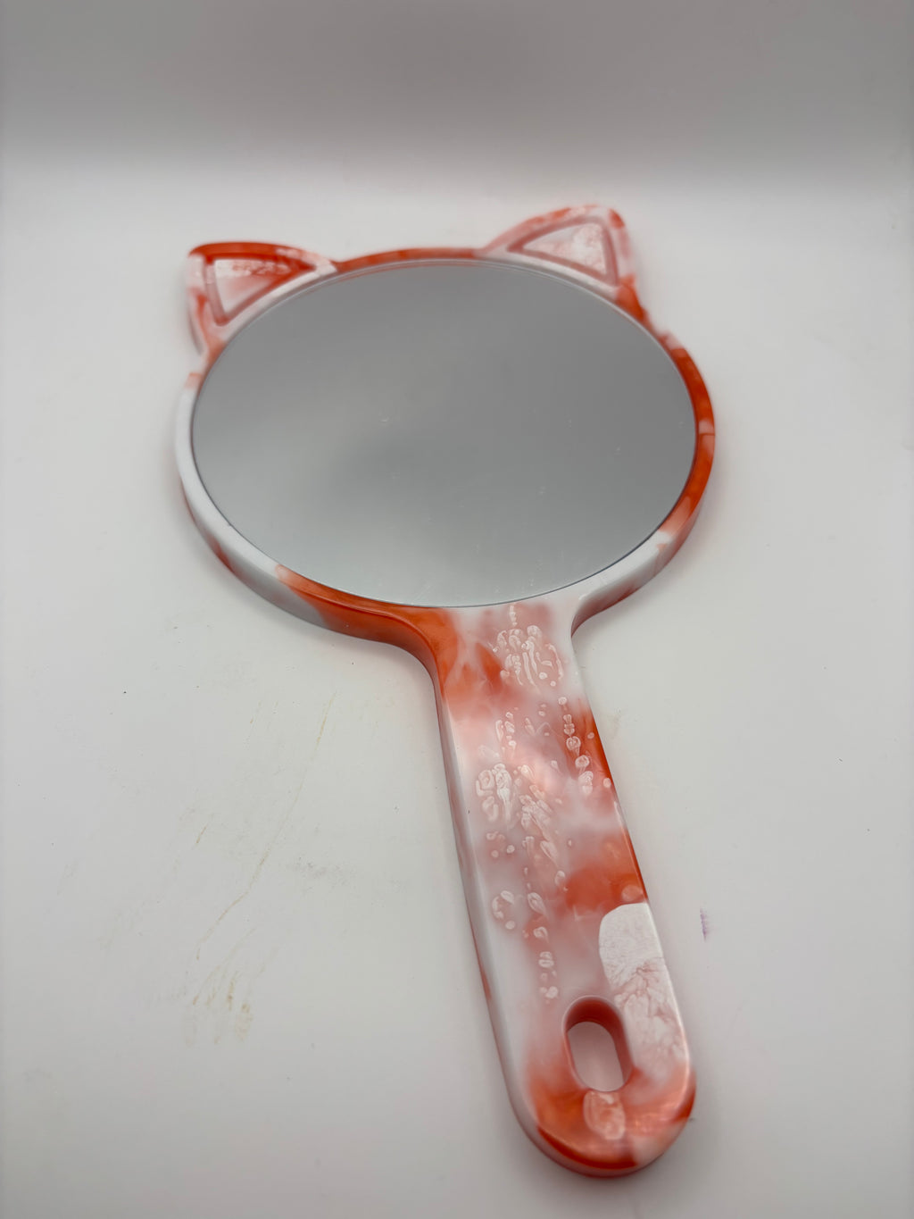 Resin cat mirror
