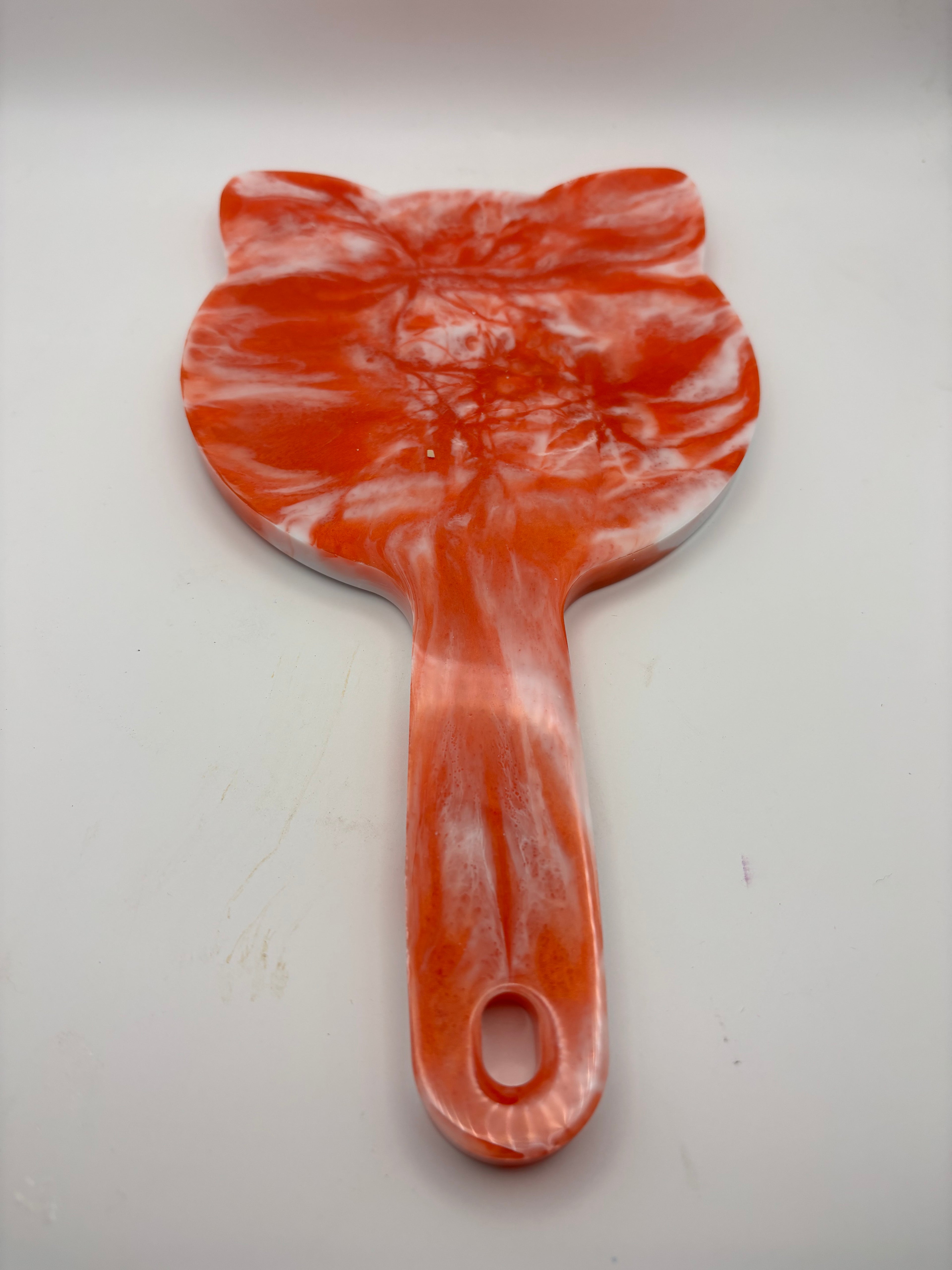Resin cat mirror