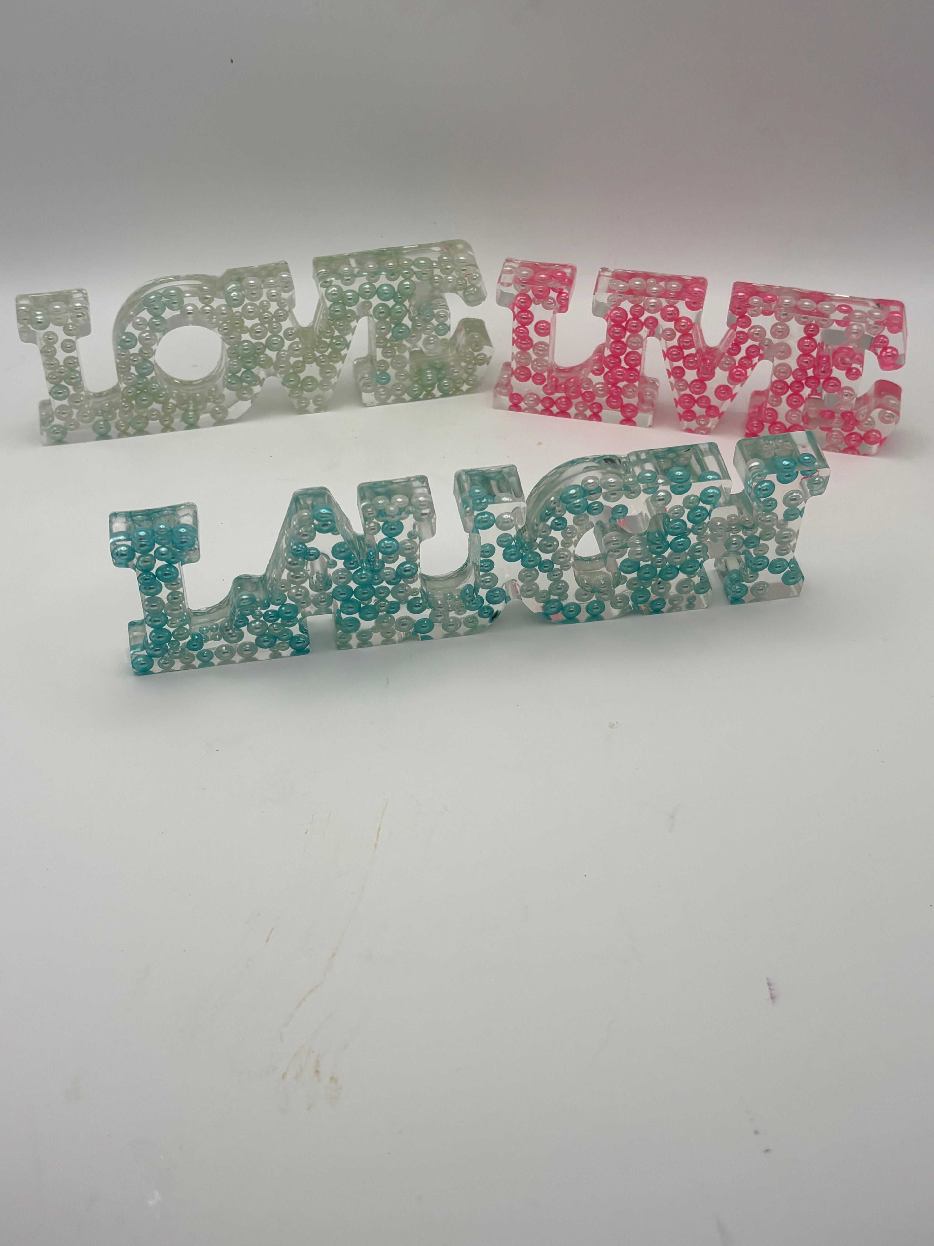 Resin Live Laugh Love